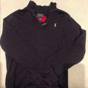 Polo Ralph Lauren sweatshirt  with half zipper.